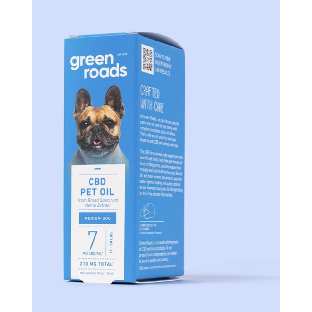 Green Roads Medium Dog Hemp Pet Oil 6PK 210MG