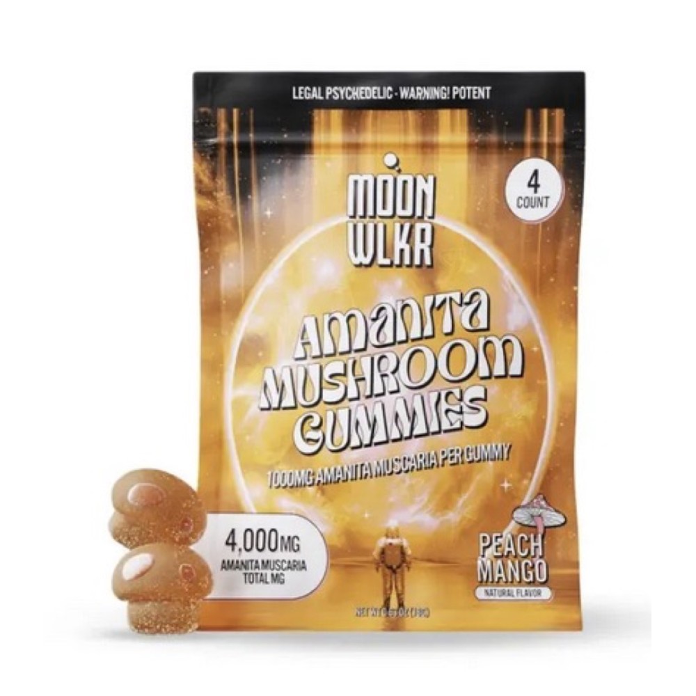 Moon Wlkr Amanita Mushroom Gummies 4000MG