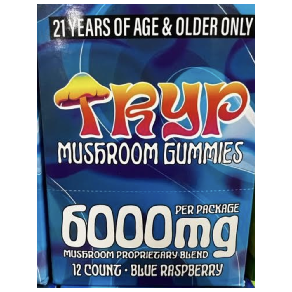 Tryp Mushroom Gummies 6000mg 10PK
