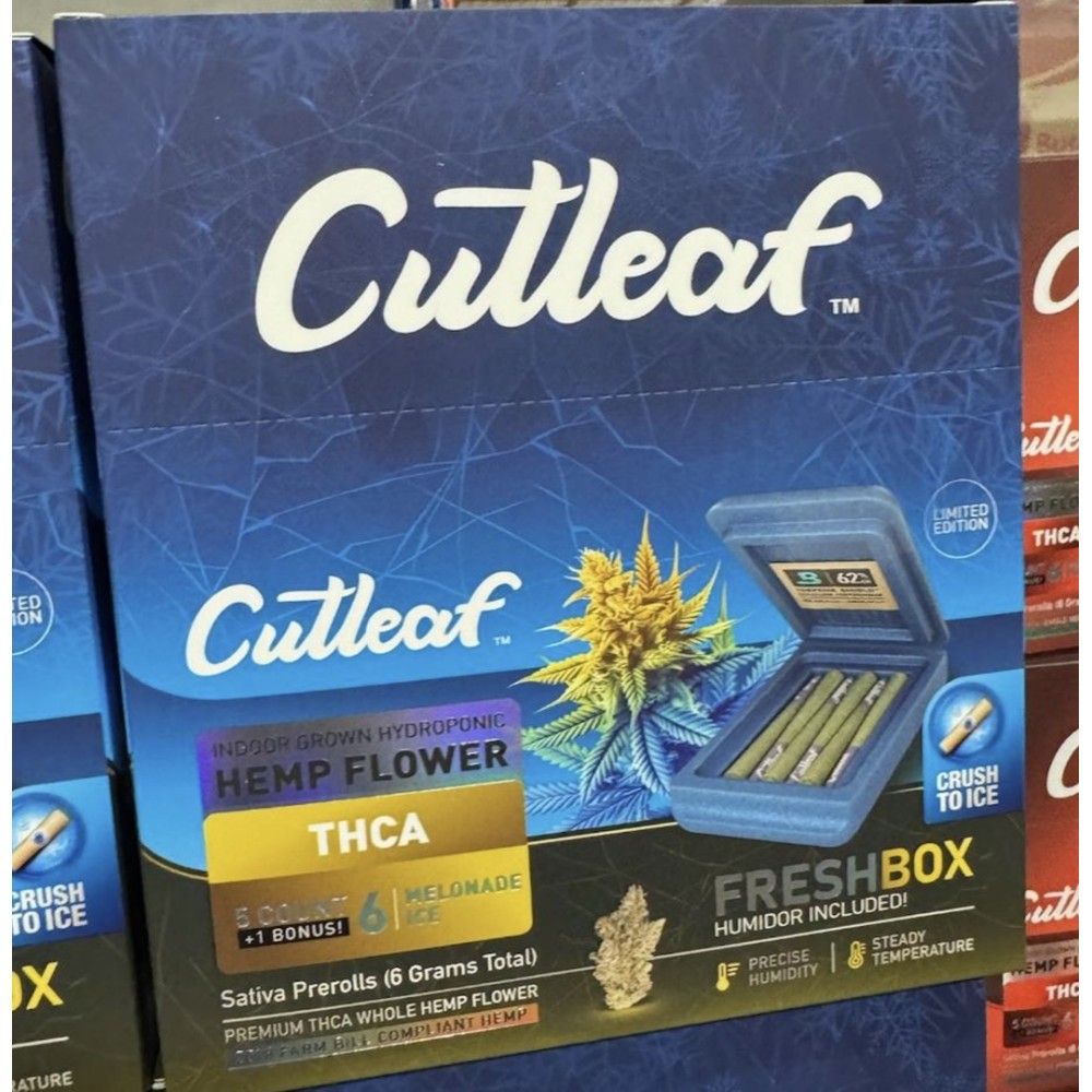 Cutleaf Hemp Preroll 6/10PK (Fresh Box)