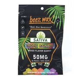 Beezwax Gummy 50MG/10PK Trop Rainbow