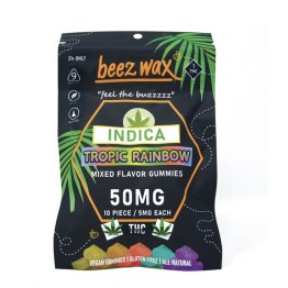 Beezwax Gummy 50MG/10PK Trop Rainbow