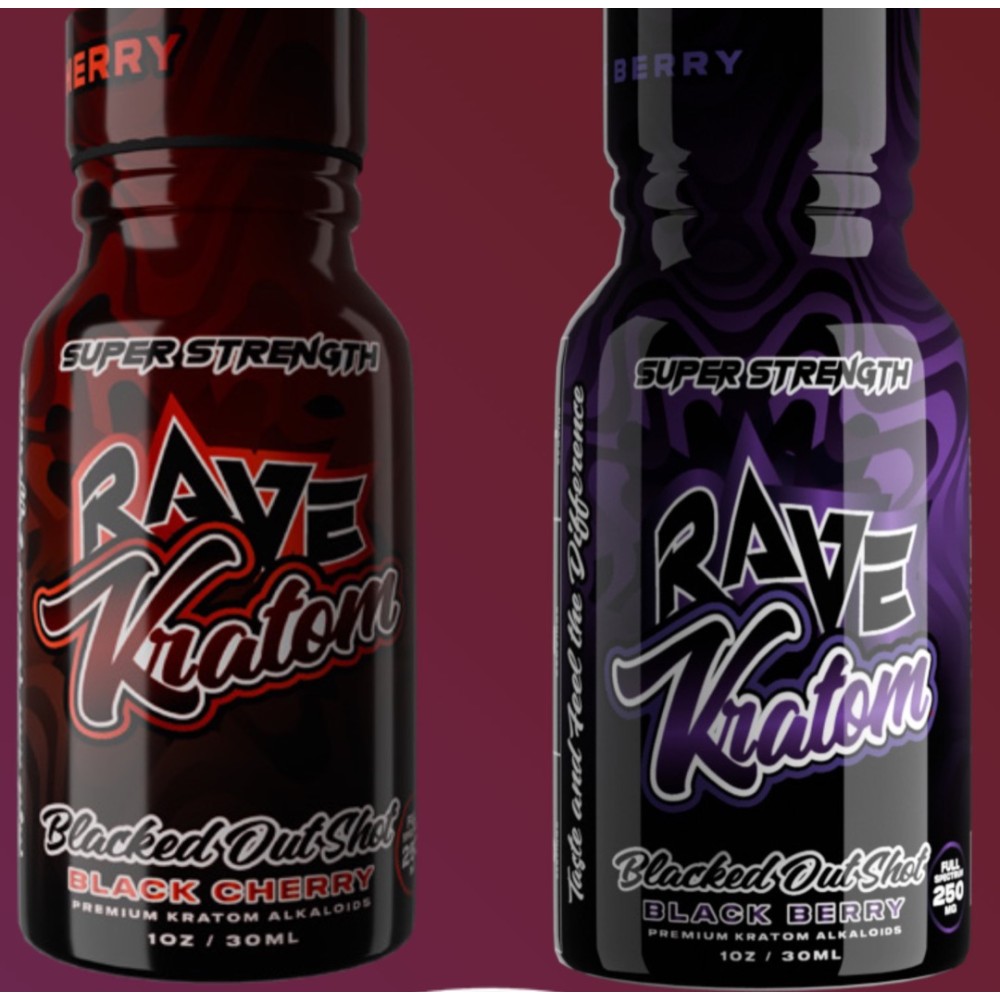 Rave Kratom Shots 250MG 12CT