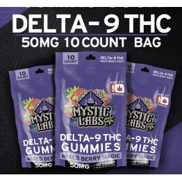 Mystic Labs D9 THC Gummies...