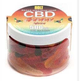 Bolt 500mg Gummy Worms CBD 40ct Jars