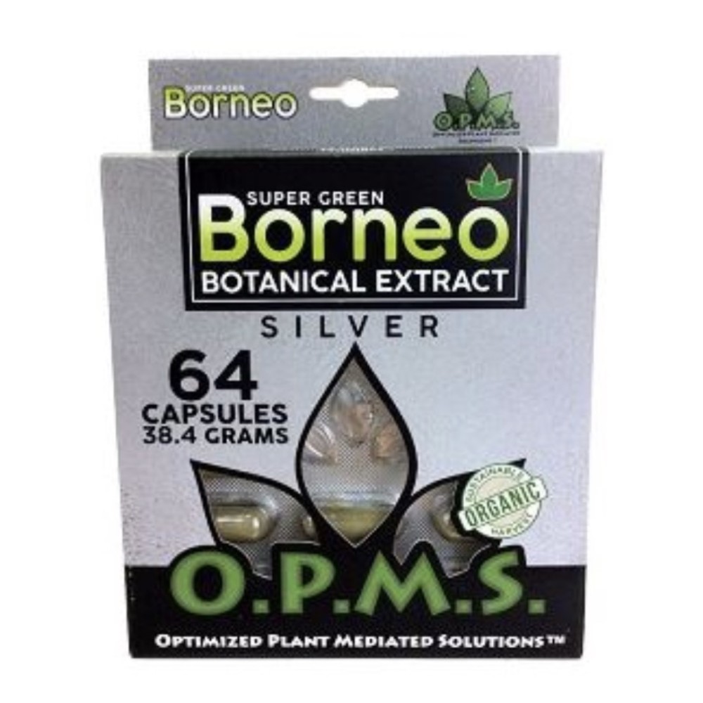 OPMS Silver Super Green Borneo Capsules 64ct